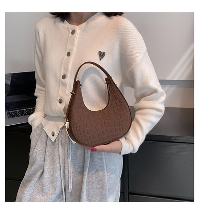 Bolso Retro de Fieltro con Detalle de Hendidura Axilar - Image 21