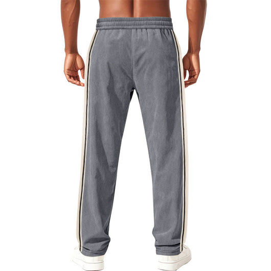 Pantalones de Chándal Holgados con Franja Lateral para Hombre - Image 29