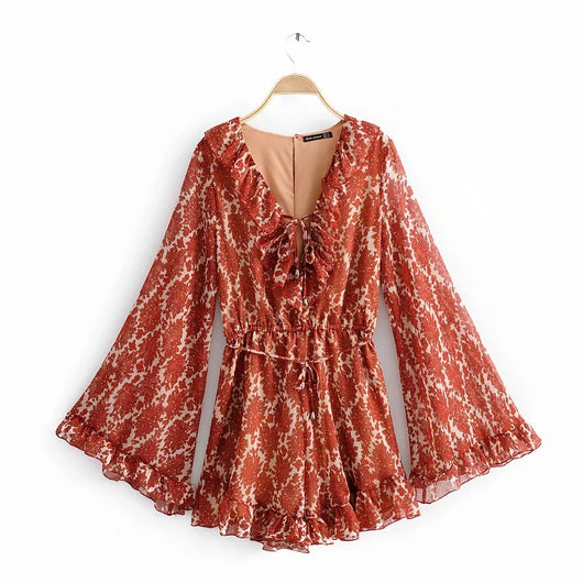 Jumpsuit Escotado con Volantes - Image 5