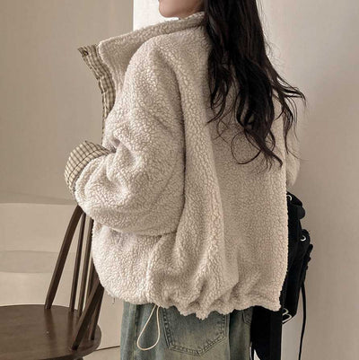 Abrigo Reversible de Algodón para Mujer - Doble Cara Cálido - Image 16