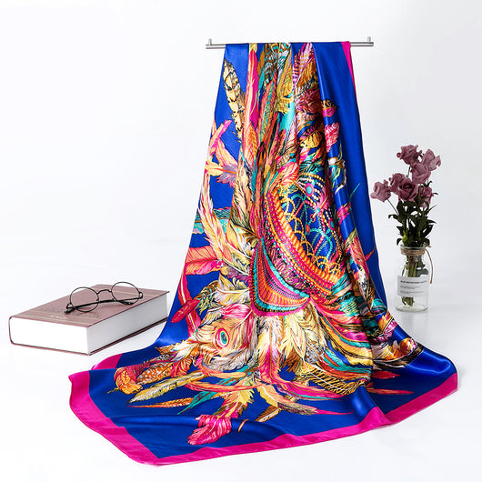 Pañuelo de Seda Multifuncional - Foulard Satinado Versátil - Image 9