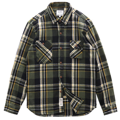 Abrigo Camisero Doble Tela Gruesa Estilo Americano para Primavera y Otoño - Image 2