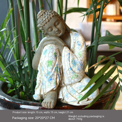 Estatua Buda de Resina con Maceta Floral para Jardín y Decoración de Espacios - Image 7