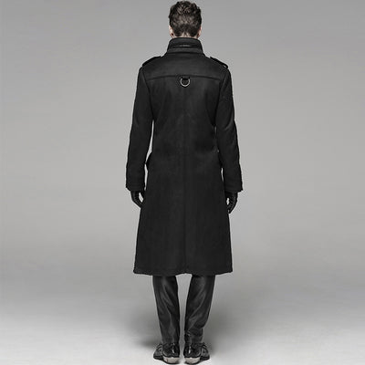 Rompavientos Punk Gothic Rock con Pelaje para Hombre - Image 7