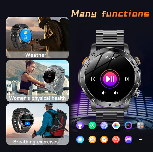Reloj Inteligente Deportivo Pantalla Full HD Batería Ultra Duradera 1000mA - Image 25