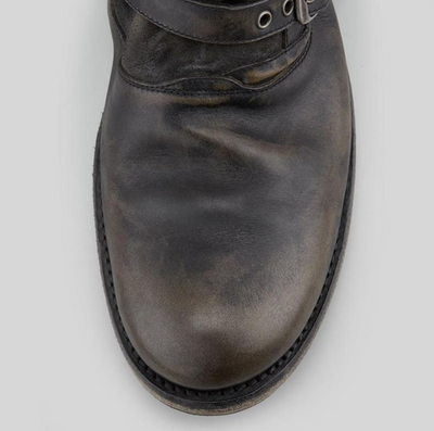 Botas Casuales de Hombre con Cierre Lateral, Punta Redonda y Tacón Robusto - Image 9