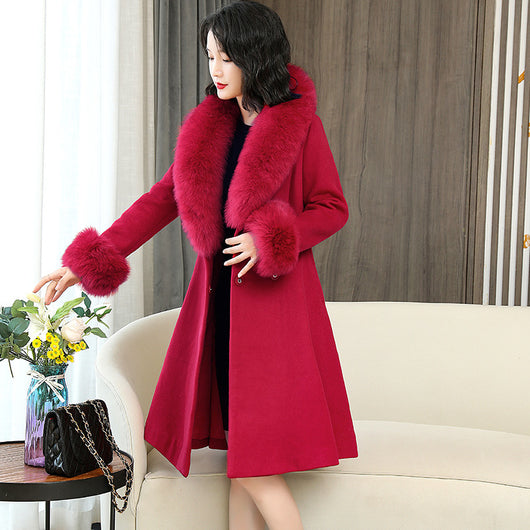 Abrigo de Lana Reversible Estilo Coreano para Mujer - Image 6