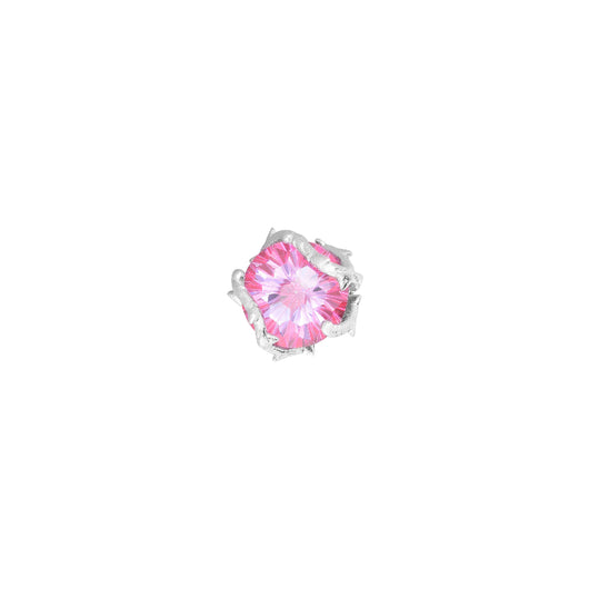 Aretes de Rosa Espinada Plata Pura - Corte Diamante Retro Unisex Antioxidante - Image 20