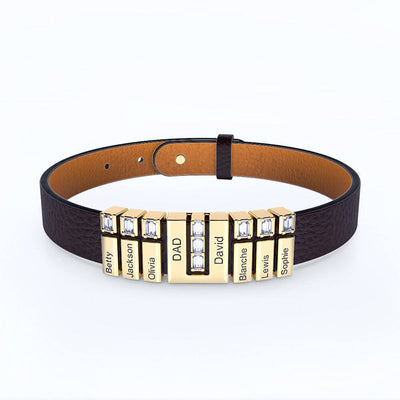 Pulsera Casual de Cuero Sintético para Hombre - Image 9
