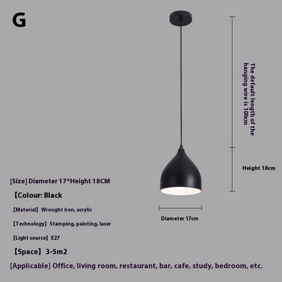 Lámpara Colgante Minimalista de Diseño Moderno para Restaurante y Bar - Image 12