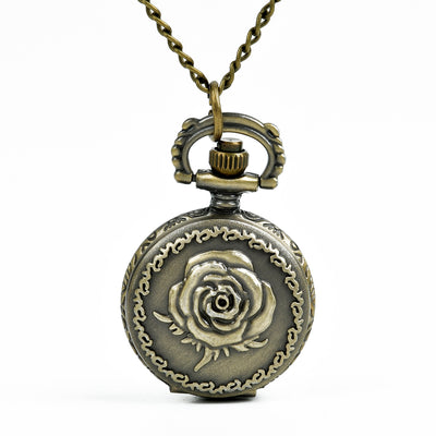 Reloj de Bolsillo Bronce con Rosa - Image 4