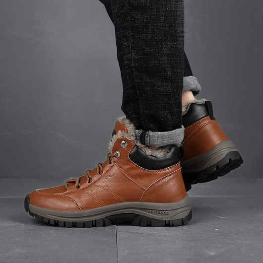 Botas de Invierno para Hombre en Cuero Premium con Forro Térmico - Image 18