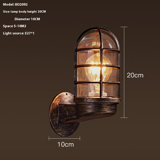 Lámpara de Pared Industrial Retro para Dormitorio y Pasillos - Image 13