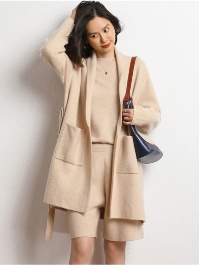 Abrigo Tejido de Largo Medio para Mujer - Colección Otoño Invierno - Image 17