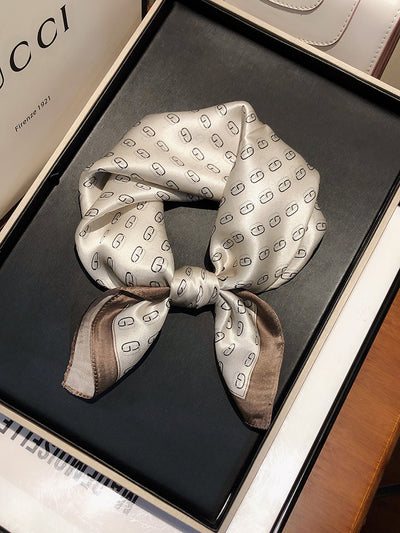 Pañuelo Cuadrado de Seda Premium Versátil para Mujer - Image 33