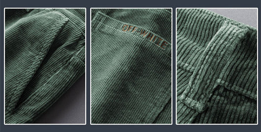Pantalones de Pana Casual Slim Stretch para Hombre - Image 12