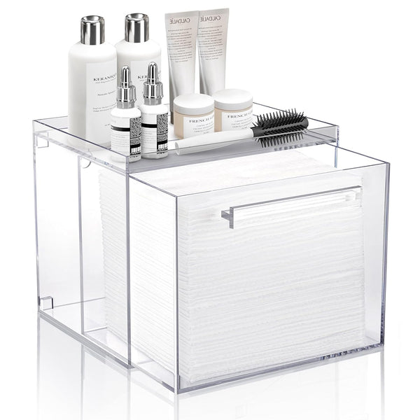 Organizador de Maquillaje Acrílico Montado en Pared con Cajón - Image 5