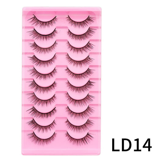 10 Pares de Pestañas Postizas Voluminosas con Rizo Natural - Image 17