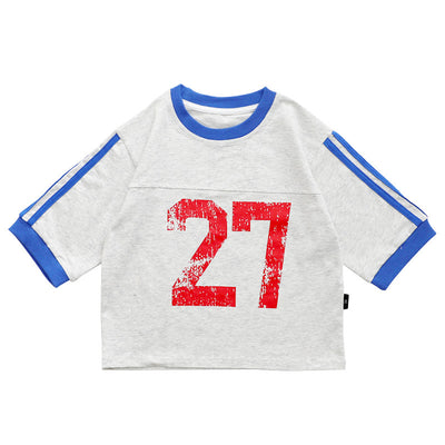 Camiseta Estampada Cuello Redondo con Bloques de Color - Image 12