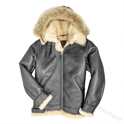 Abrigo Acolchado para Hombre con Cuello de Pelaje Integrado - Image 3