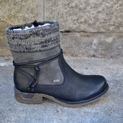 Botas Martin Cálidas con Cierre Lateral y Tacón de Bloque - Image 12