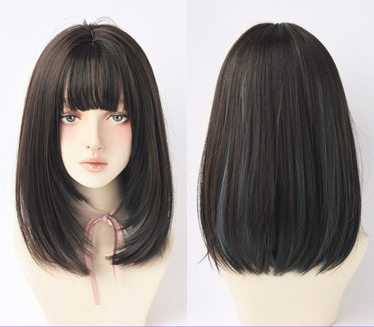Peluca Larga Cabello Liso Degradado de Color - Volumen Micro Largo Medio - Image 4
