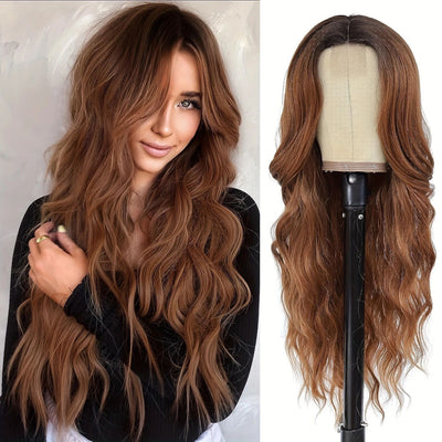 Peluca Frontal de Encaje Estilo Europeo y Americano para Mujer - Image 17