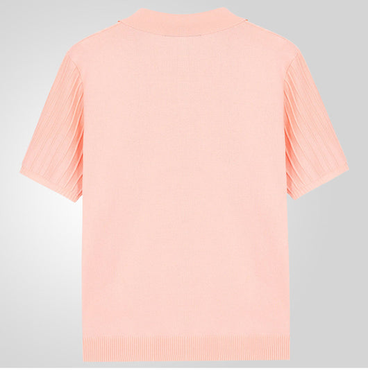 Camisa Casual Hombre Manga Corta Cuello Solapa Ajuste Relajado - Image 14