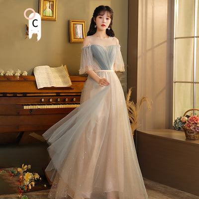 Vestido Largo Elegante para Damas de Honor - Conjunto de Hermanas y Amigas - Image 3