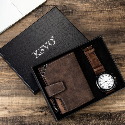Conjunto de Regalo para Hombre: Cartera y Accesorios Creativos