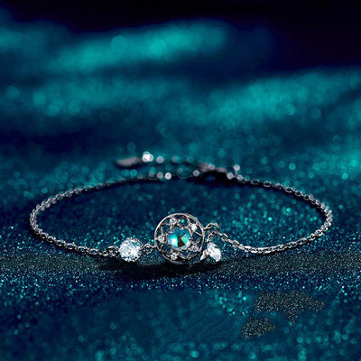 Pulsera de Plata Esterlina para Mujer con Piedra de Luna - Image 5