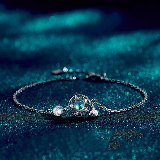 Pulsera de Plata Esterlina para Mujer con Piedra de Luna - Image 5