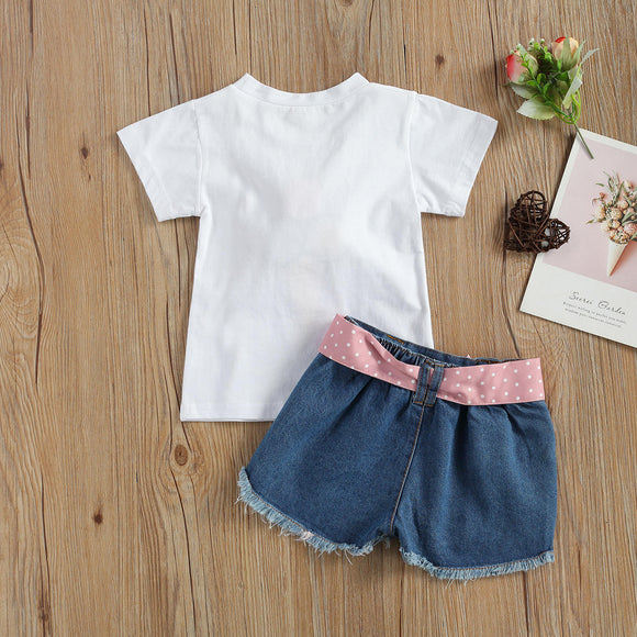 Playera Infantil Estampado Helado Manga Corta