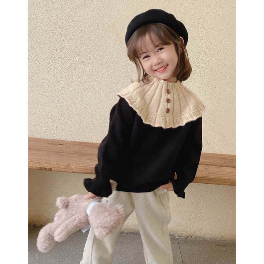 Suéter Grueso Tejido para Niñas - Pullover Cálido Otoño e Invierno - Image 2