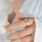Frosted Texture Cute Butterfly Titanium Steel Suit Necklace Earring Ring Ornament Steel Ring