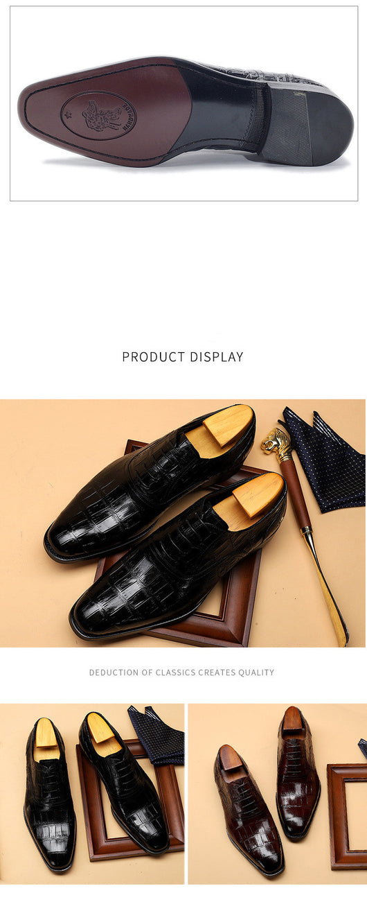 Zapatos de Cuero Artesanales con Cordones para Hombre - Image 8