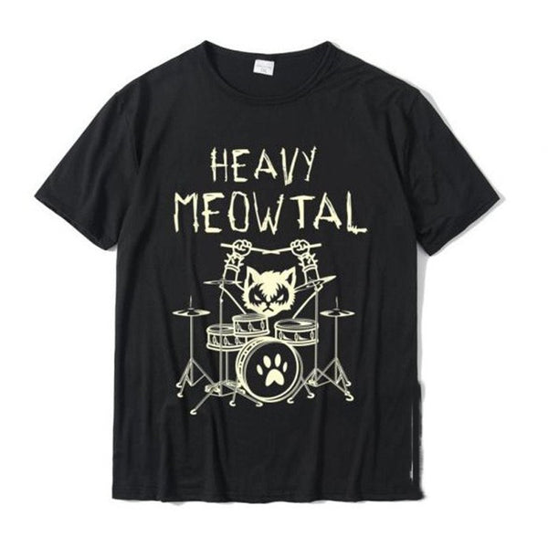 Playera Holgada Estampada de Manga Corta para Hombre