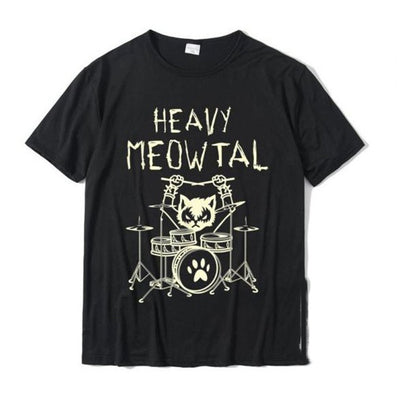 Playera Holgada Estampada de Manga Corta para Hombre