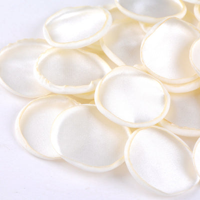 Pétalos de Rosa de Seda 4cm con Borde Quemado - Polvo Luminoso para Bodas - Image 2