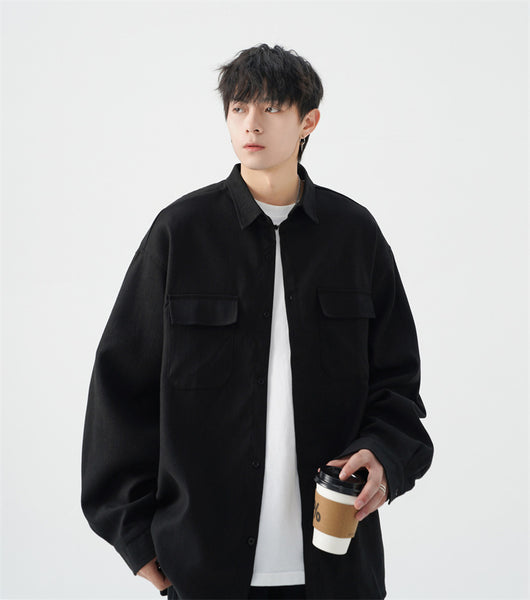 Camisa Jacket Casual Oversize para Hombre - Talla Grande - Image 19