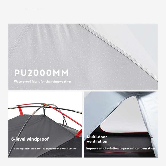 Tienda de Campaña Impermeable Reforzada para Camping - Image 4