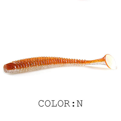 Señuelo de Pesca Luya Soft Fish con Cola T Bicolor y Sal - Image 13