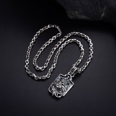 Collar Colgante León Tridimensional en Plata S925 - Image 4