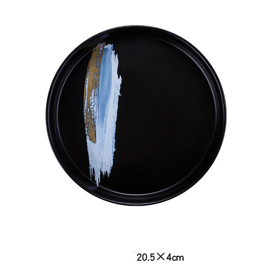 Plato Plano de Cerámica Nórdico Minimalista - Image 9