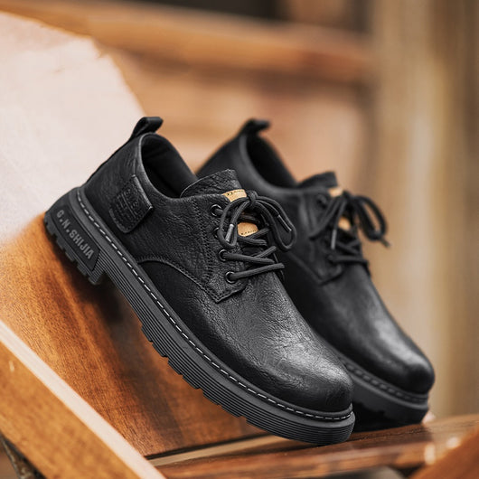 Zapatos de Hombre Otoño Invierno con Forro de Terciopelo y Algodón Cálido - Image 3