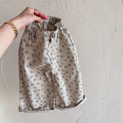 Pantalones Harem de Algodón Lavado Otoñal para Niñas - Image 4