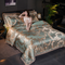 Juego de Cama Satinado Jacquard 4 Piezas Estilo Influencer