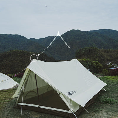 Tienda de Campaña Familiar Lujo Cotton Grande - Confort Premium para Aventuras al Aire Libre