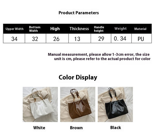 Bolsa Tote de Gran Capacidad con Cadena de Hombro - Diseño Suave Premium - Image 14
