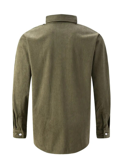 Camisa Manga Larga a Rayas Verticales Casual - Image 27